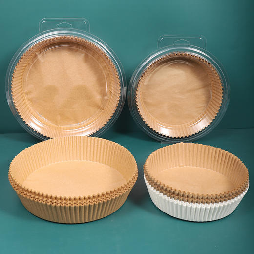 【空气炸锅烘培油纸碗】空气炸锅专用纸圆形纸盘食物烘焙家用吸油纸炸锅纸健康 商品图3