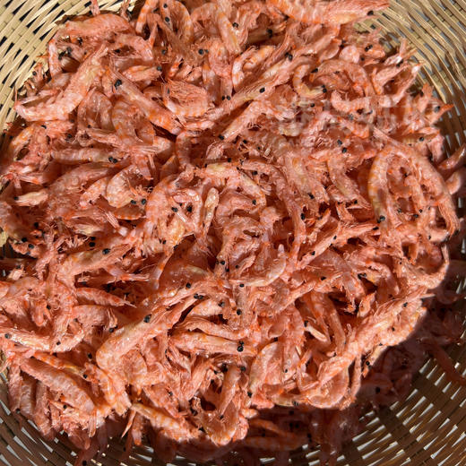 港岛姑娘 精品红虾皮新鲜淡干皮虾干红鳞虾干皮软有肉无骨无刺干香十足 100g/包 商品图3