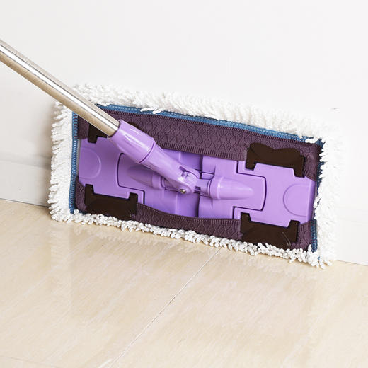 【平板拖备件】美丽雅旋转甩水拖37*21cm拖布平板地拖备件平板地拖配件 商品图5