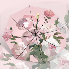 钛银防晒防紫外线遮阳伞女夏自动折叠小巧便携太阳伞晴雨两用