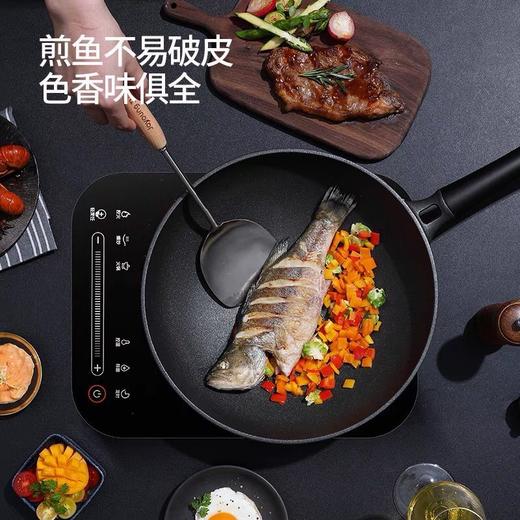 【大磨王】Joyoung/九阳CJ932/CJ992晶钻耐磨不粘锅家用32cm炒锅 商品图5