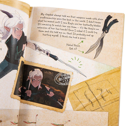 预售 【中商原版】龙王子符文咒语魔法书 Callum's Spellbook the Dragon Prince 英文原版 Tracey West 商品图3