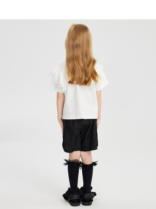 江南布衣 童  22年夏装新款短袖T恤  1M4110020 商品图2