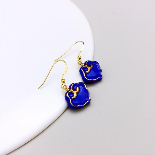 如意锁耳环 商品图0