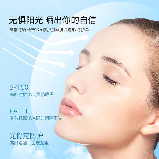 兰蔻小白管UV隔离防晒霜 50ml SPF50长效保湿清爽型防紫外线 商品图2