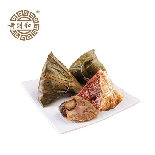 中华老字号黄则和端午粽子礼盒【家乡粽】 家乡烧肉粽2粒 家乡红豆粽2粒  中华老字号 地道老味道 商品图2