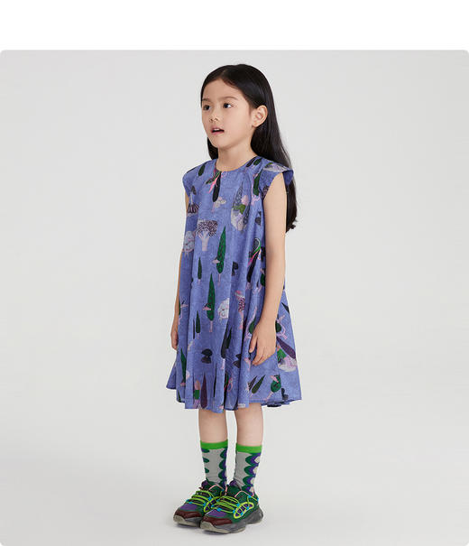 江南布衣 22年夏装新款 短袖连衣裙  1M4G30280 商品图1