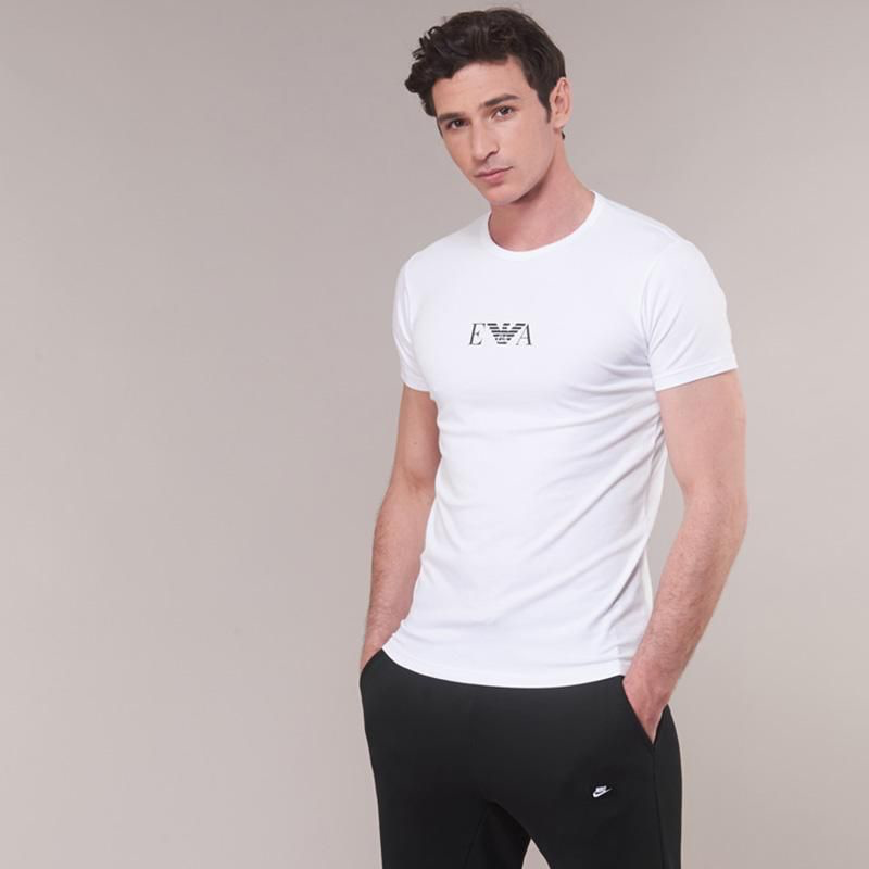 【福利超惠秒】阿玛尼 ARMANI 男女通款拆盒散装弹棉短袖T恤 97926