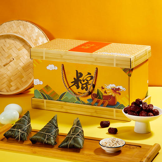 仿膳御华尊礼粽子-送全聚德聚享粽子礼盒/丰泽园肉肠（2袋）【仅限扫码下单用户】 商品图4