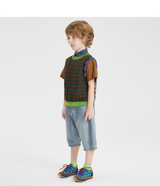 江南布衣 22年夏装新款 牛仔短裤  1M4EA0610 商品图2