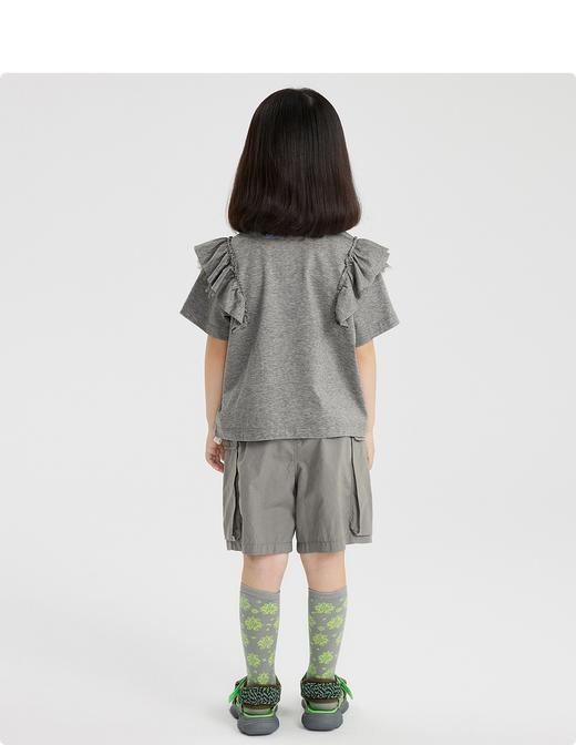 江南布衣 童  22年夏装新款短袖T恤  1M4110020 商品图5