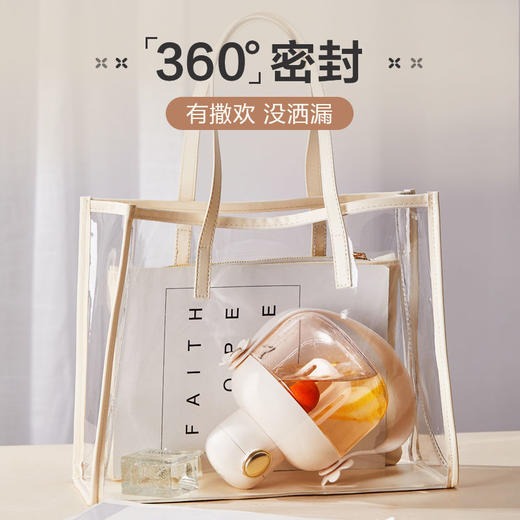 女神水杯设计感小众女生大容量高颜值tritan带吸管杯子夏季大肚杯 商品图3