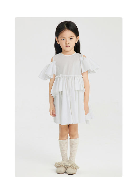 江南布衣 22年夏装新款短袖连衣裙  1M4G30310 商品图8