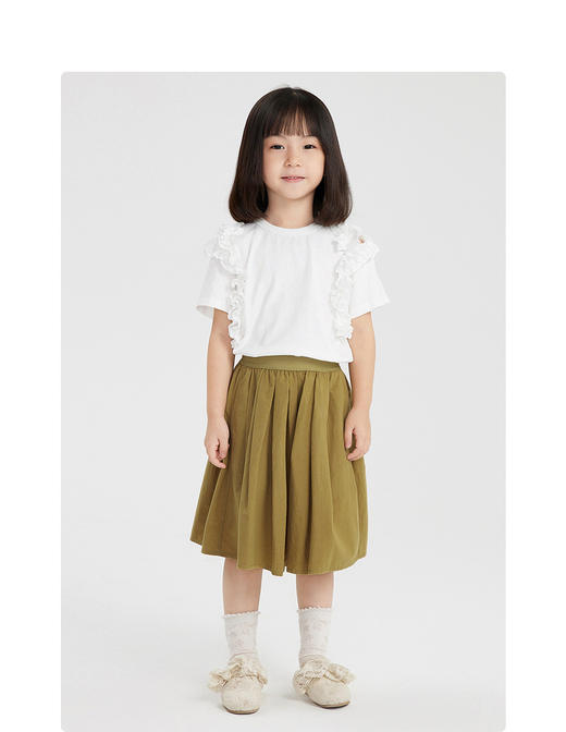 江南布衣童 22年夏装新款  中裤  1M4E20620 商品图8