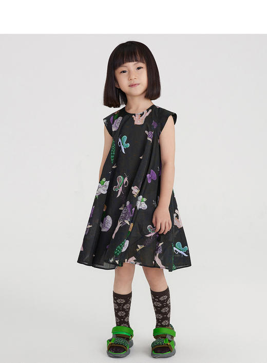 江南布衣 22年夏装新款 短袖连衣裙  1M4G30280 商品图5