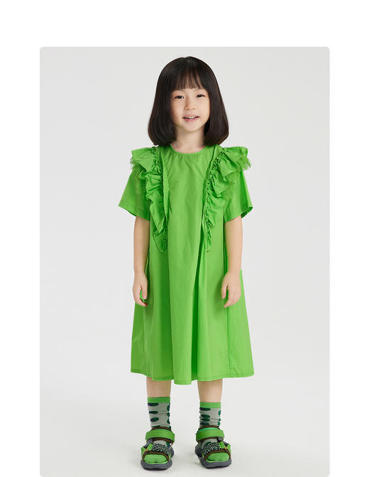 江南布衣  22年夏装新款短袖连衣裙  1M4G30290 商品图4