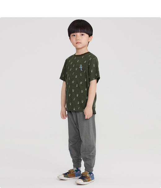 江南布衣童   22年夏装新款短袖T恤  1M5110020 商品图3