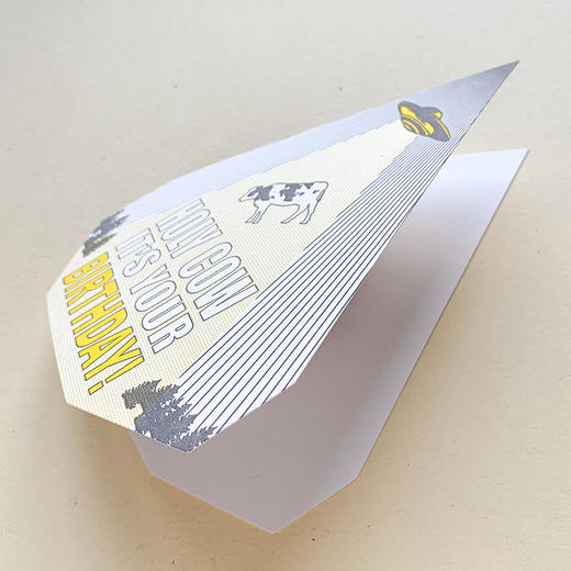 北京仓｜BlackBird LetterPress-holy cow-【生】光普照 贺卡［美国设计师］ 商品图3