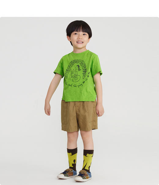 江南布衣童   22年夏装新款短袖T恤  1M5110040 商品图3