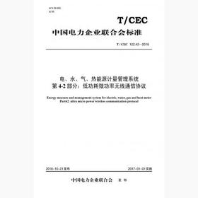 【按需印刷】T/CEC122.42-2016 电、水、气、热能源计量管理系统第4-2部分：低功耗微功率无线通信协议