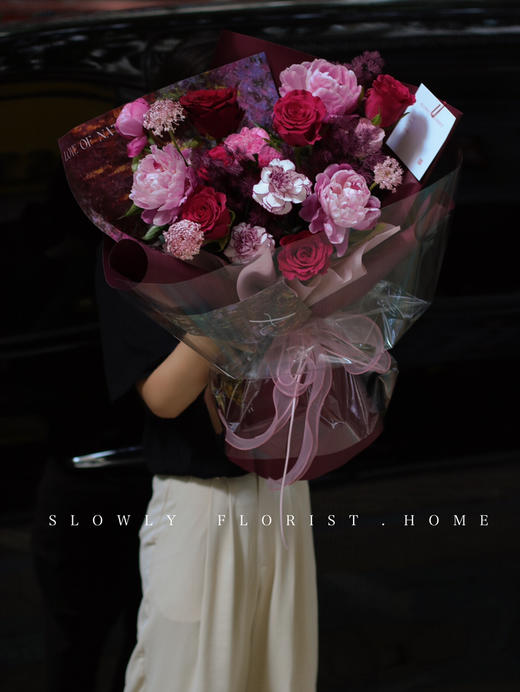 女王芍药康乃馨花束 商品图4