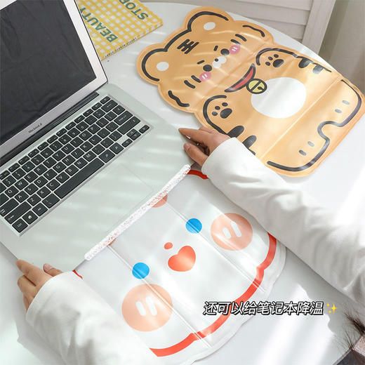 买一送一！【夏季降温冰垫，可爱造型】夏天办公室冰坐垫女卡通冰垫宠物笔记本凝胶冰垫学生汽车降温坐垫，多功能，抗压易折叠 商品图4