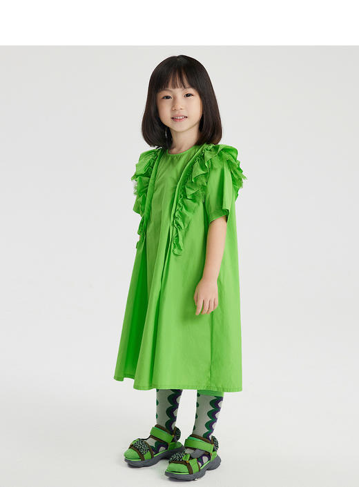 江南布衣  22年夏装新款短袖连衣裙  1M4G30290 商品图6