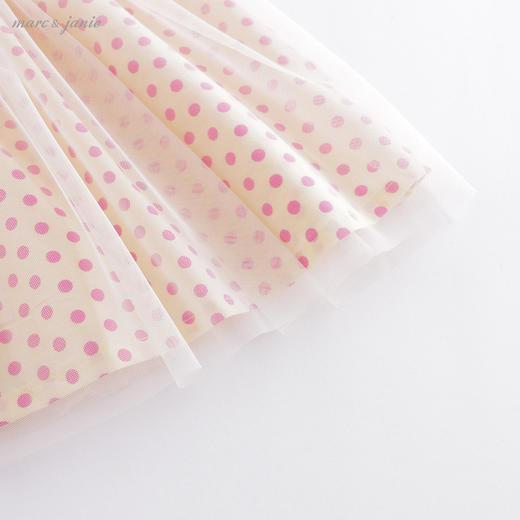 marcjanie马克珍妮夏装新款 女童纯棉波点吊带连衣裙220805 商品图4