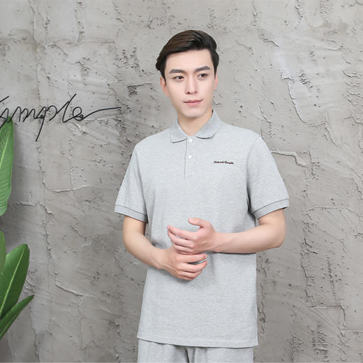 男POLO衫 L-XXL 灰色 商品图2