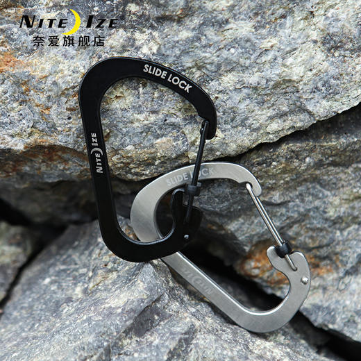 NiteIze奈爱登山扣d型挂扣铝合金快挂钥匙扣水杯挂钩快扣安全锁扣 商品图0