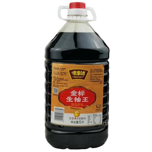 味事达金标生抽王酿造酱油5l 商品图1