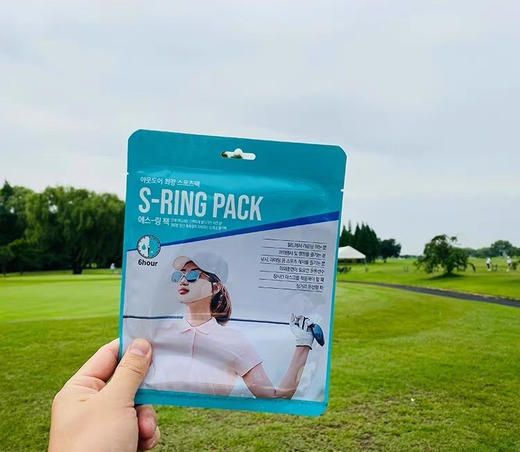 5片/盒韩国正品高尔夫脸基尼户外运动防晒面膜透气GOLF脸贴特价 商品图2