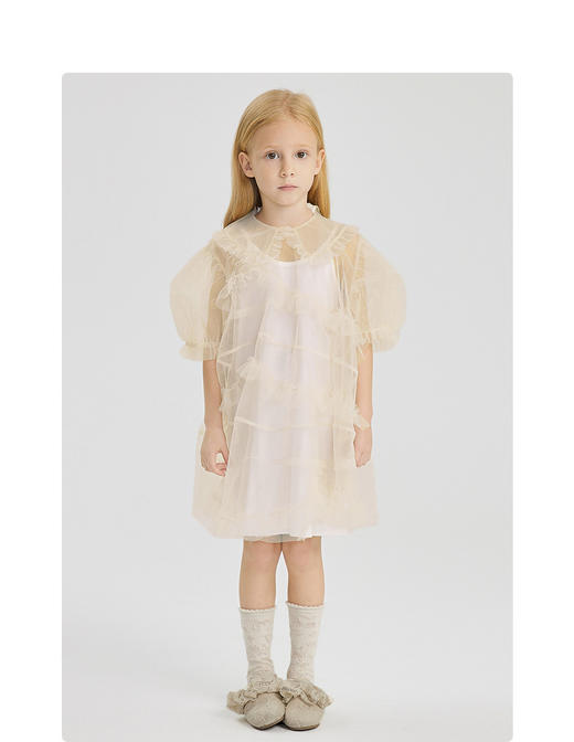 江南布衣 22年夏装新款短袖连衣裙  1M3G31340 商品图5