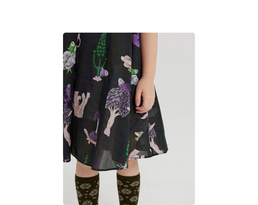 江南布衣 22年夏装新款 短袖连衣裙  1M4G30280 商品图4