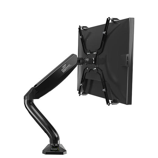 KALOC卡洛奇 液晶显示器支架 桌面万向旋转升降多屏显示屏支架 通用底座支架臂17-32英寸适用 （19-32英寸）显示器气压桌面支架+无孔配件 商品图7