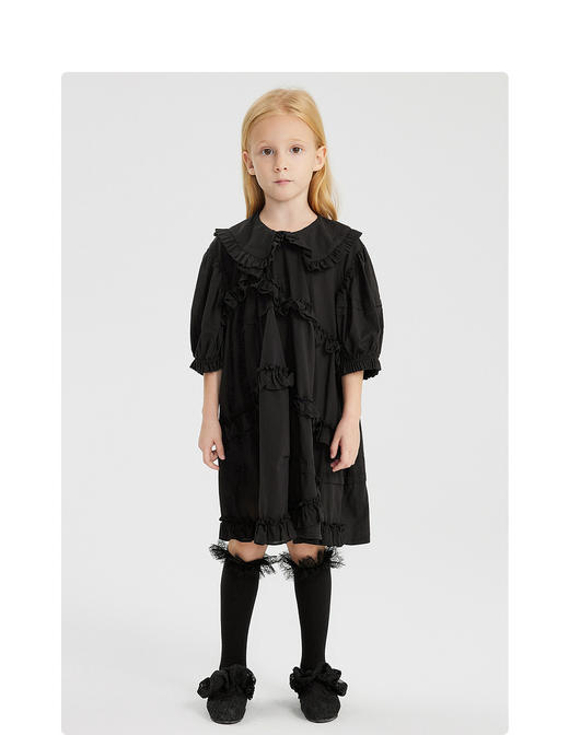 江南布衣 22年夏装新款短袖连衣裙  1M3G31290 商品图5