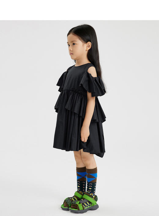 江南布衣 22年夏装新款短袖连衣裙  1M4G30310 商品图6