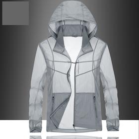 透气防晒衣男士超薄大码外套春夏季户外防晒服速干皮肤衣