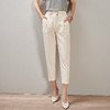 剩S/M 芳外高腰收腰设计九分哈伦裤通勤百搭休闲裤 商品缩略图1