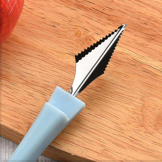 多功能不锈钢水果挖球套装三合一水果切厨房小工具 商品图1