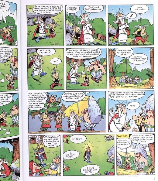 【中商原版】法文版 高卢英雄历险记第二册 阿斯特克斯与金镰刀 Asterix La Serpe dor n2 法文原版 Goscinny Rene 商品图5