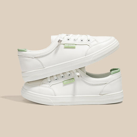 小白鞋女浅口懒人鞋2022新款学生百搭板鞋韩版轻便运动休闲鞋 商品图1