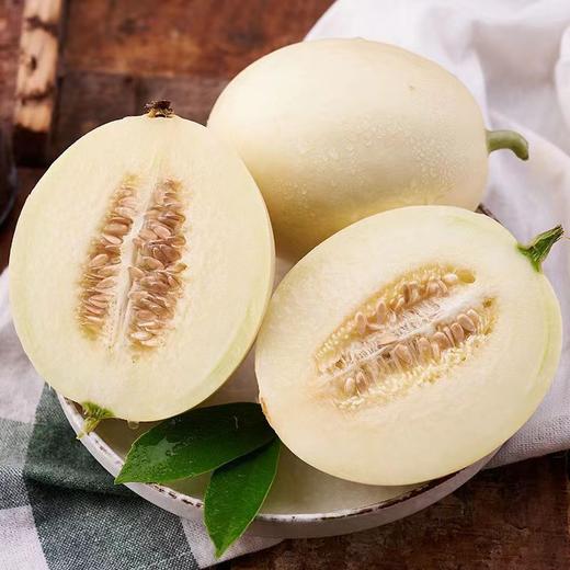 陕西阎良甜瓜、皮薄、肉厚、多汁、香甜 商品图2