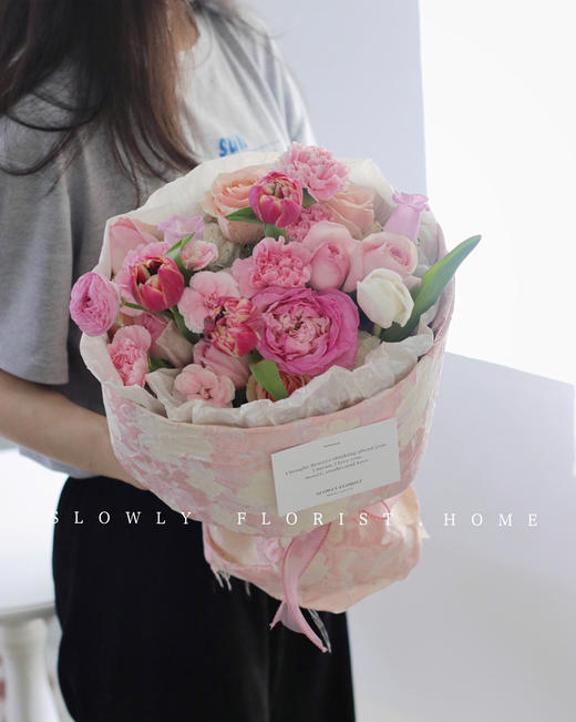 刺绣布艺圆形花束 商品图0