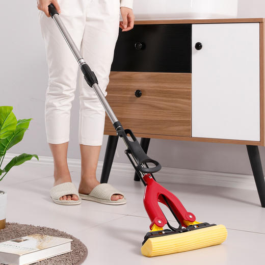 【双飞燕对折胶棉拖】美丽雅海绵吸水对折式胶棉拖 商品图4