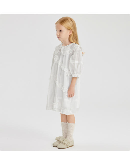 江南布衣 22年夏装新款短袖连衣裙  1M3G31290 商品图3