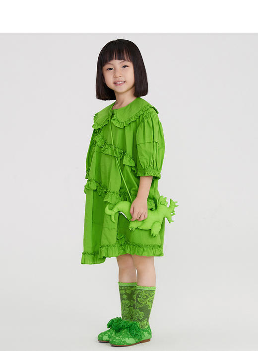 江南布衣 22年夏装新款短袖连衣裙  1M3G31290 商品图9