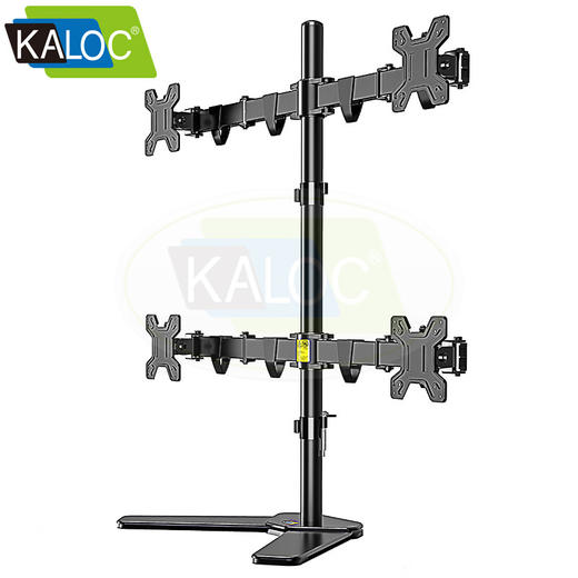 KALOC卡洛奇显示器支架 电脑支架自由升降显示器增高架 屏幕电脑支架 多角度调节 4屏组合 适合17-27寸显示器 商品图2