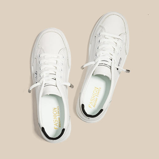 小白鞋女浅口懒人鞋2022新款学生百搭板鞋韩版轻便运动休闲鞋 商品图2