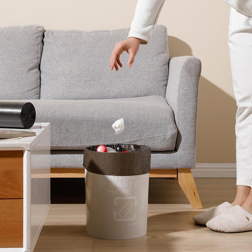 美丽雅黑色加厚大号平底垃圾袋45cm*50cm 商品图4